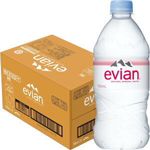 Evian(GrA) ɓ evian d ~lEH[^[ ybg{g 750ml×12{