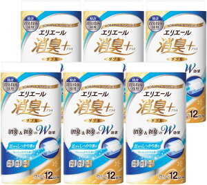 �G���G�[�� �g�C���b�g�y�[�p�[ ���L�v���X 25m×72���[��(12���[��×6�p�b�N) �_�u�� �p���v100% �������荁�� �t���b�V���N���A�̍��� �y�P�[�X�̔��z