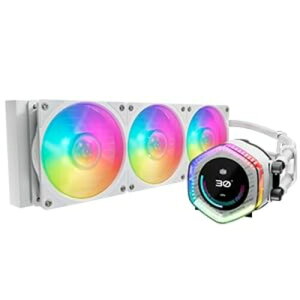 Cooler Master MLY-D36M-A24PZ-RW MasterLiquid 360 Ion White JX^}CYLCD fA`o[|v ʁEt@ 360mmWG[^[TCY ȈՐ CPUN[[