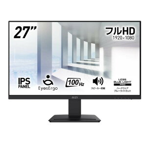 MSI(GGXAC) PRO MP273A 27C` tHD(1920×1080) tbV[g100Hz IPSpl̗p tj^[
