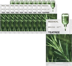 MEDIHEAL OFFICIAL(fBq[) eB[c[GbZV}XN 10 Teatree Essential Mask 10P ؍pbN rh~PA qp etՂ Ƃ ێ XLPA