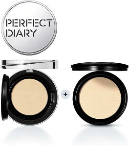 PERFECT DIARY パーフェクトダイアリー エッセンスコンシーリング UV クッションファンデーション陶器肌 ツヤ肌 透明感 うるおい 保湿 日焼け防止 SPF50+ PA+++ 12g(B02 本体+レフィル)