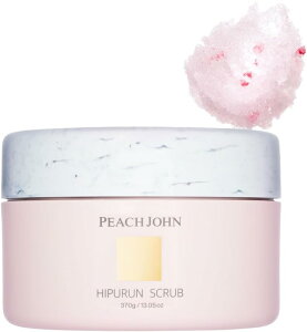 PEACH JOHN(ピーチ・ジョン) ヒップルン スクラブ 370g 【ボディスクラブ ボディソープ 黒ずみ うるおい成分 保湿美容カプセル 透明感 角質ケア 吉田朱里さんコラボ】