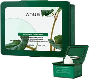 ANUA (アヌア)ドクダミトナーダブルスージングマスクパック30枚入り フェイスパック ゆらぎ肌ケア水分保湿 肌のキメ角質ケア ヒアルロン酸 敏感肌 乾燥肌 ディリーパック