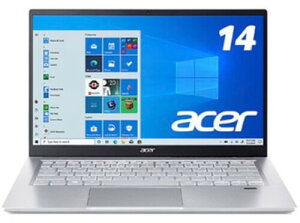 Acer Swift 3 SF314-511P-N76V �m�[�g�p�\�R��14�^ Core i7-1165G7 16GB SSD 512GB Windows 10 Pro �m�[�gPC