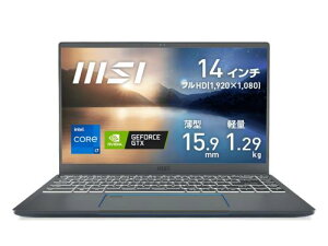 ��260936 ���J���ۏؕi MSI Prestige �V���[�Y Prestige 14 A11SC-1917JP