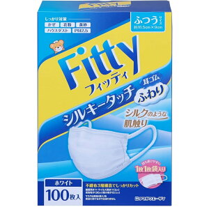 [�t�B�b�e�B] fitty �V���L�[�^�b�`���S���ӂ�� 100�� (�s�D�z / 50��×2��) � �s�D�z�}�X�N (�����ɂ��Ȃ�ɂ���) �g���̂�