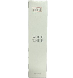 【清潔感のある口元へ】 WHITH WHITE(フィス ホワイト) 歯磨き粉 ホワイトニング ［医薬部外品] ハミガキ 薬用歯磨き 低刺激 ハーブミント風味 黄ばみ 口臭ケア 虫歯予防 日本製 (ペースト, 120グラム