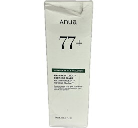 ANUA(アヌア)ドクダミ77スージングトナー340ml 大容量 水分 保湿 しっとり化粧水 ゆらぎ肌 オイリー肌 拭き取り化粧水 スキンケア