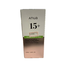 ANUA(アヌア)アゼライン酸15インテンスカーミングセラム50ml 大容量美容液 油水分バランス 皮脂 毛穴ケア cica 高密度美容液 azelaic serum 混合肌 オイリー肌 スキンケア