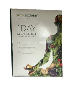 �ܖ������F2026.06.08 GREEN BROTHERS GB1DAY CLEANSE SET �����f�C�N�����Y �Z�b�g1�T�ԕ� [�����N���J�����_�[�A�����N���}�j���A���A���[�U�[�{�C�X�t] [ �X���[�W�[ ������ �X�[�v ] 1��
