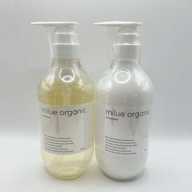 ミルエ オーガニック シャンプー トリートメント セット 500ml 美容室専売品 アミノ酸シャンプー （シャンプートリートメントセット各500ml） 毛髪診断士監修 ギフトセット