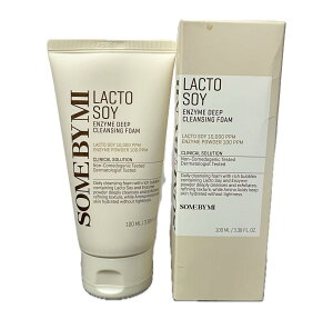 SOME BY MI(�T���o�C�~�[) ���N�g�\�C �G���U�C�� �f�B�[�v�N�����W���O �t�H�[�� 100ml SOME BY MI LACTO SOY ENZYME DEEP CLEANSING FOAM 100ml �}�C���h��� �o�u�� ��痿 �A���� �ێ������z�� �������T�|�[�g