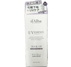 d'Alba�g�[���A�b�v UV�G�b�Z���X �T���N���[�� - SPF50+/PA++++ ���ω��n ���Ă��~�� ���e�t ���Ɛ��ɋ��� �E�H�[�^�[�v���[�t �C�[�W�[�E�H�b�V���u�� ��x�ɗ��Ƃ��� �t�@���f�t���[ ���O�� �q