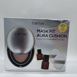 [TIRTIR] MASK FIT CUSHION SET 02 (�{�i18g+���b�h�t�@���f�[�V�����~�j10ml+�p�t2ea) AURA 17C