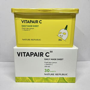 NATURE REPUBLIC ( �l�C�`���[���p�u���b�N ) �r�^�y�AC �f�C���[�V�[�g�}�X�N30��(350mL)×1 ��e�� ( �r�^�~�� / CICA )