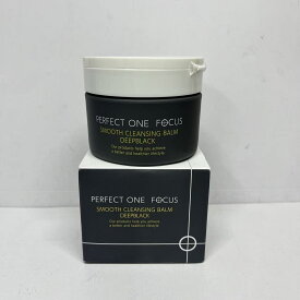パーフェクトワンフォーカス スムースクレンジングバーム 75g (スムースクレンジングバームディープブラック 単品) W洗顔不要 まつエクOK 毛穴 黒ずみ 角質ケア PERFECT ONE FOCUS