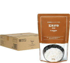 賞味期限 27.04.09　by Amazon 玄米がゆ 250g 20個入 新潟県産コシヒカリ100％使用