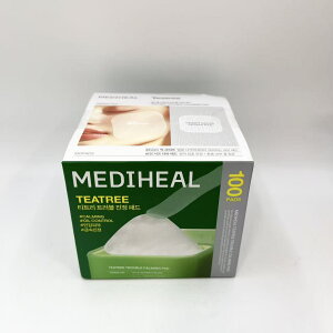 MEDIHEAL OFFICIAL(���f�B�q�[��) �X�N�G�A�g�i�[�p�b�h 100������ Square Facial Toner Pads 100P �u���~�b�V���p�b�h