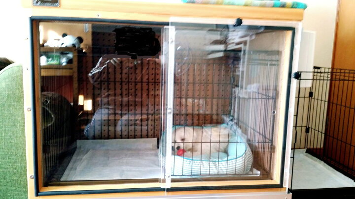 楽天市場 防音ケージカバー５ ウッディー ペット 犬ケージ 防音 犬用 ケージカバー ペットケージ 騒音 無駄吠え ネコ 猫 鳴き声 吠え 対策 ペットグッズ ゲージカバー ペットゲージ カバー 夜鳴き 防音パネル 夜泣き 夜 静か 防音カバー 吸音カバー マンション ペット