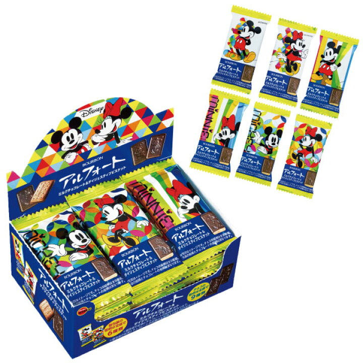 楽天市場 ディズニーアルフォート 6箱入 ブルボン