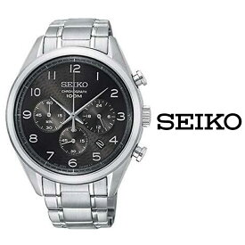 あす楽 送料無料 セイコー SEIKO クオーツ クロノグラフ メンズ 腕時計 SSB295P1 ステンレス 10気圧防水 日付カレンダー タキメーター ストップウォッチ