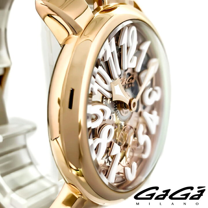楽天市場】【あす楽 送料無料】GaGa MILANO マヌアーレ48MM メンズ 手 