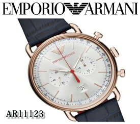 即日出荷 送料無料 EMPORIO ARMANI エンポリオアルマーニ メンズ腕時計 ブラック アンティークステッチレザー革 ar11123 人気 オススメ ギフト