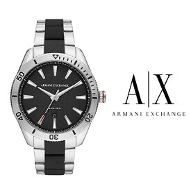 新品 あす楽 送料無料 アルマーニ エクスチェンジ AX1824 ARMANI EXCHANGE メンズ 腕時計 アナログ クオーツ ブラック シルバー フォーマル クオーツ　カレンダー ステンレス ビジネス スーツ