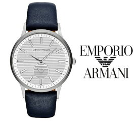 あす楽 送料無料 EMPORIO ARMANI エンポリオアルマーニ RENATO レナート クオーツ メンズ 腕時計 ネイビー レザー ベルト AR11119 人気 オススメ ギフト アナログ