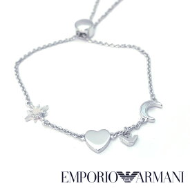 あす楽 新品 EMPORIO ARMANI エンポリオアルマーニ アクセサリー ジュエリー EG3389040 シルバー プレゼント ギフト 箱付き ブレスレット