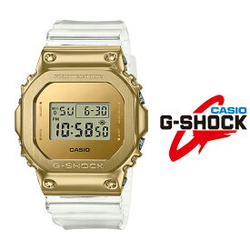 あす楽 送料無料 CASIO カシオ G-SHOCK ジーショック GM-5600SG-9 腕時計 メンズ アナデジ デジタル Metal Covered メタルカバード スクエアフェイス シルバー ゴールド スケルトン GM-5600SG