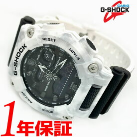 【あす楽 送料無料】 CASIO G-SHOCK グランジスノウカモフラージュ メンズ クオーツ 腕時計ラウンド 20気圧防水アナデジ ストップウォッチ ワールドタイム カレンダー ショックレジスト ホワイト ブラック グレー GA-900GC-7A