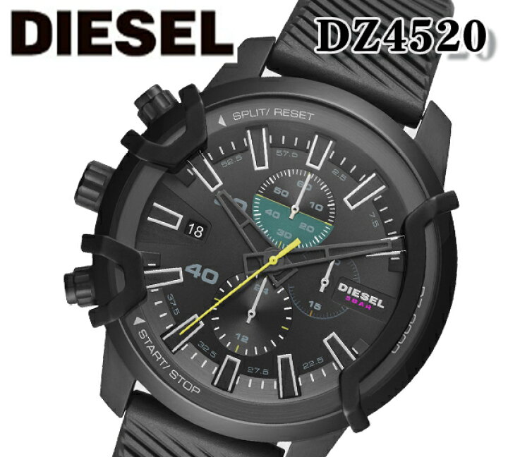 楽天市場 30日はポイント5倍デー あす楽 送料無料 Diesel ディーゼル 腕時計 Dz45 Diesel グリフド メンズ 腕時計 アナログ クォーツ ウレタン ベルト 人気 ブランド おすすめ ブラック ブルジョネ楽天市場店