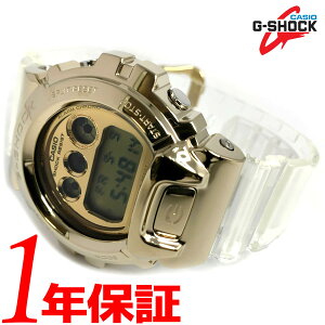 【あす楽 送料無料】 CASIO カシオ G-SHOCK ジーショック メンズ クォーツ 腕時計 ラウンド 20気圧防水 耐衝撃構造 マルチアラーム スケルトンバンド ゴールド GM-6900SG-9