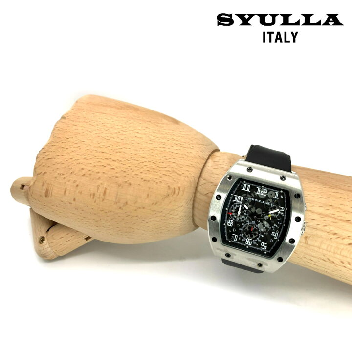 楽天市場】あす楽 SYULLA シュラ メンズ 腕時計 S3104-WH アーマ 