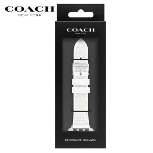 yzyxĝ݁zCOACH R[` ւxg oh 14700050 Apple Watch strap 38mm 40mm 41mm Ή AbvEHb` fB[X rv v zCg×Vo[ o[ [yy