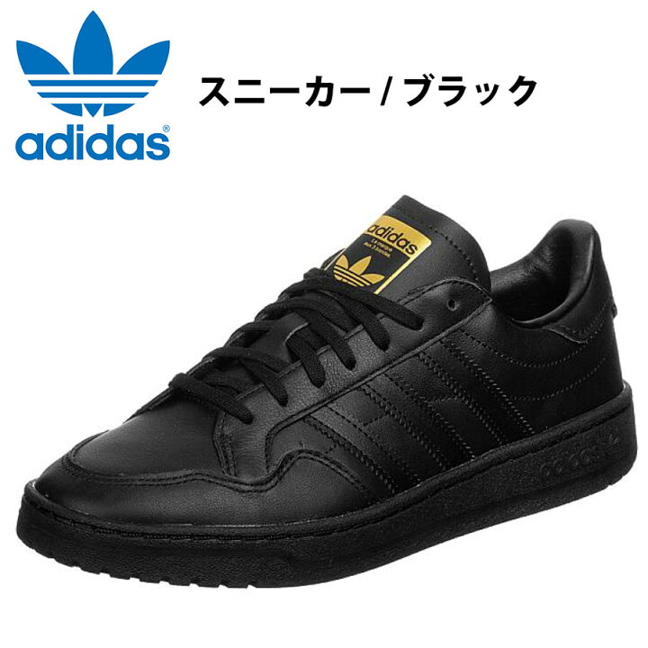 楽天市場 4日時 ポイント最大43倍 楽天スーパーsale アディダス スニーカー ブラック Adidas 靴 Team Court チームコート トレフォイル ロゴ レディース メンズ シューズ Ef6050 黒 ブルジョネ楽天市場店