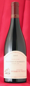 Henri Perrot MinotMazoyeres Chambertin V.V Grand Cru [2007]750mlマゾワイエール・シャンベルタン [2007]750mlアンリ・ペロ・ミノ　Henri Perrot Minotフランス　ブルゴーニュ　ワイン　赤