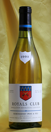 RemoissenetBourgogne Blanc Royals 印象のデザイン Club 1992 750mlブルゴーニュ ブラン Remoissenetワイン ブルゴーニュ 毎日がバーゲンセール ロイヤル 白 クラブ フランス 750mlルモワスネ