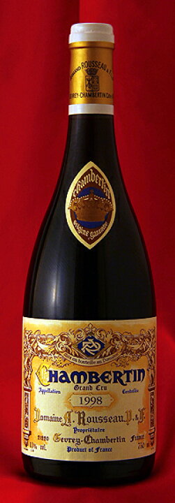 楽天市場】Armand RousseauChambertin [1998] 750mlシャンベルタン 
