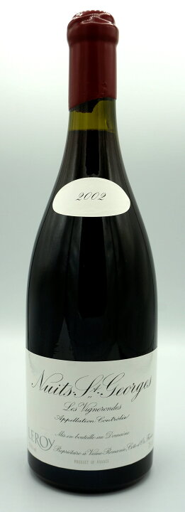 楽天市場】Domaine LeroyNuits Saint Georges Les Vignes Rondes [2002  