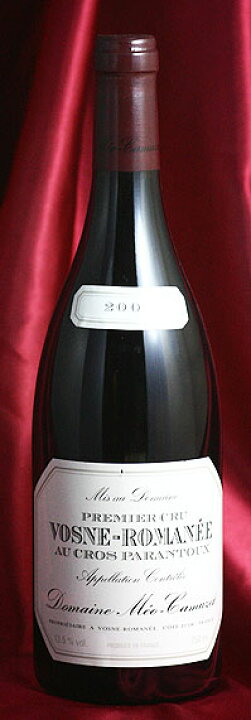 楽天市場】Meo CamuzetVosne Romanee Cros Parantoux [2003]750ml  
