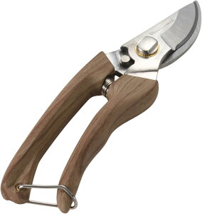 高儀(Takagi) ステンレスレディース剪定鋏 WOODY TASTE 165mm【開きが小さく女性の手にも扱いやすい 】【切断許容:一年目の若枝約φ10mm】