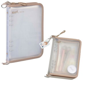 レイメイ藤井 バインダー Kept マルチ収納ファイル 6穴 A5 サンドベージュ KP52SB