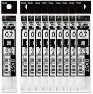 ぺんてる 多機能ボールペン替芯 ビクーニャ 0.7mm XBXS7-A 黒 10本