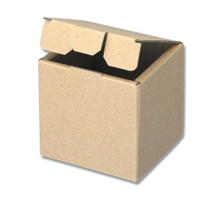 ヘイコー 箱 ダンボール ナチュラルボックス Z-105 8x8x6cm 10枚