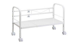 ベルカ(Belca) 机の下が収納空間に! デスク下フリーラック 収納棚 ホワイト 幅41~60×奥行29.5×高さ45cm 伸縮タイプ 幅伸縮 高さ調節可能 キャスター付き DR-EXW