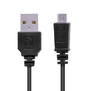 �G���R�� �}�C�N��USB�P�[�u�� microUSB �ɍ׃P�[�u�� �]���E�[�d 1A�o�� 1m �u���b�N MPA-AMBXLP10BK