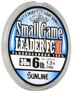 �T�����C��(SUNLINE) ���[�_�[ �\���e�B���C�g �X���[���Q�[�����[�^�[FC II �t�����J�[�{�� 30m 1.5�� 6lb �i�`�������N���A